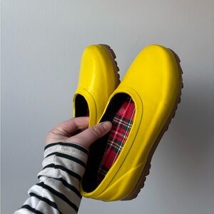 Yellow Waterproof Clogs